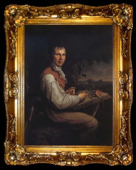 framed  Friedrich Georg Weitsch Alexander von Humboldt, ta009-2